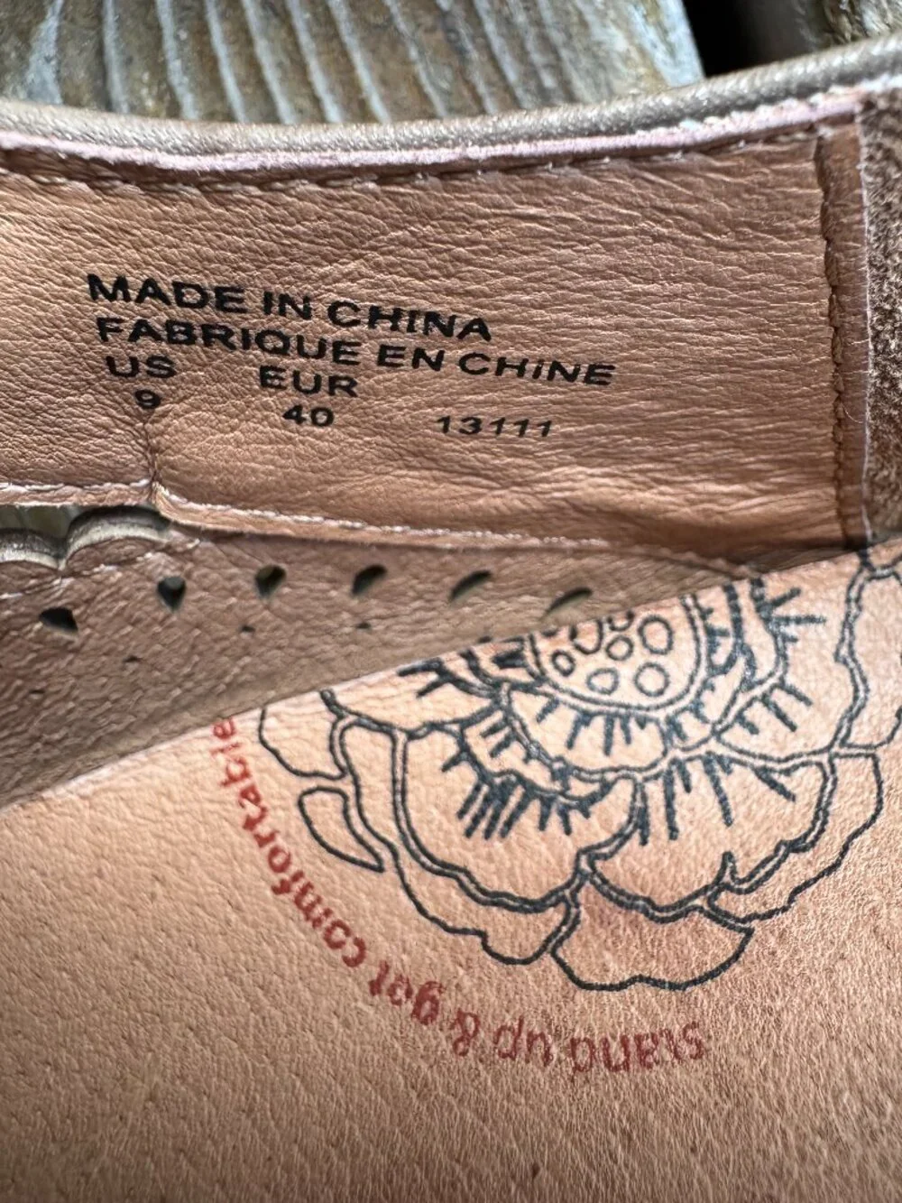 Taos Tango Mary Jane Cut Out Latte Leather Cutout Scalloped Shoes in Women's 9 - Picture 8 of 11